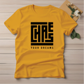 Half Sleeve t-shirt print Chase Your Dreams