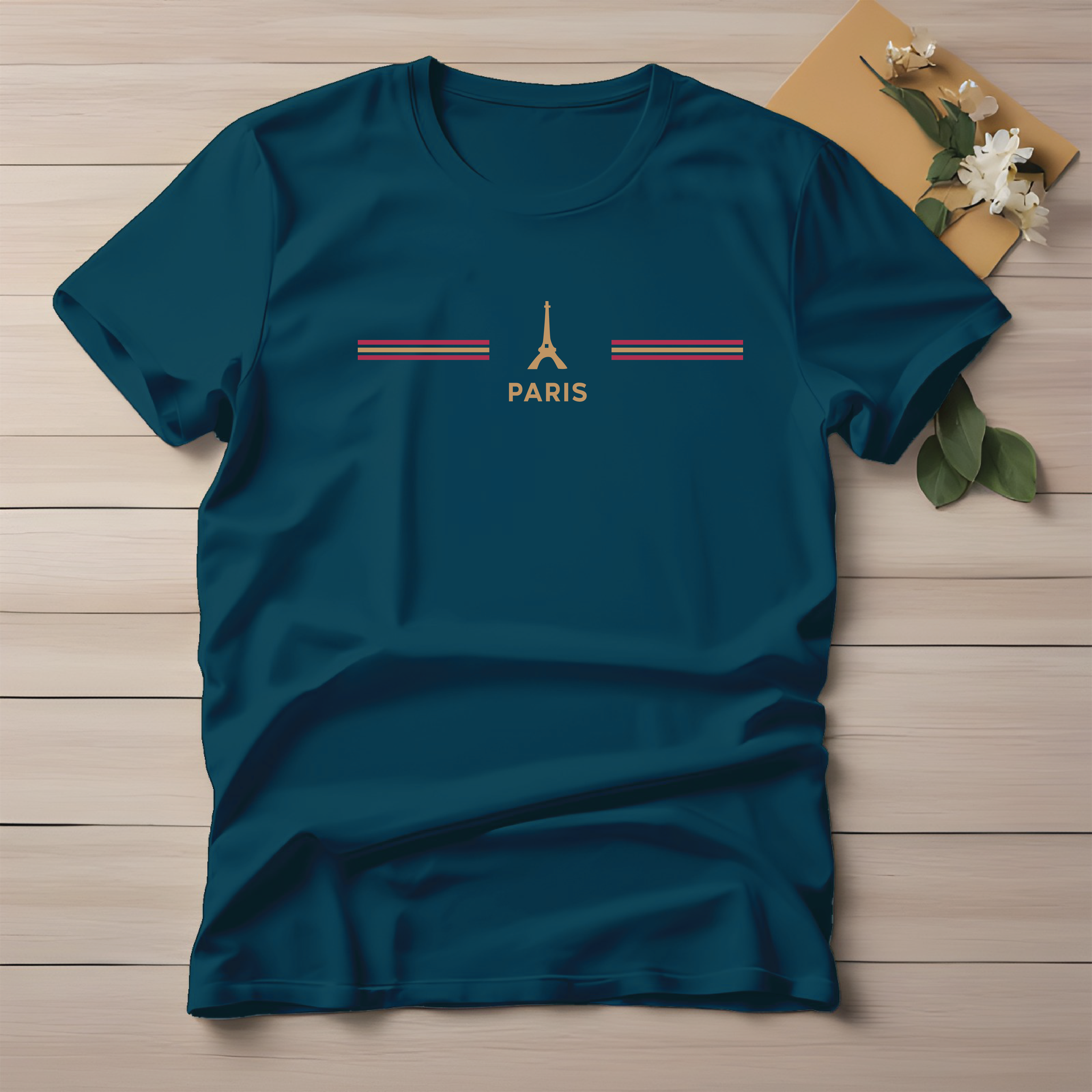Half Sleeve t-shirt print PARIS