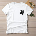 Half Sleeve t-shirt print I'M OK