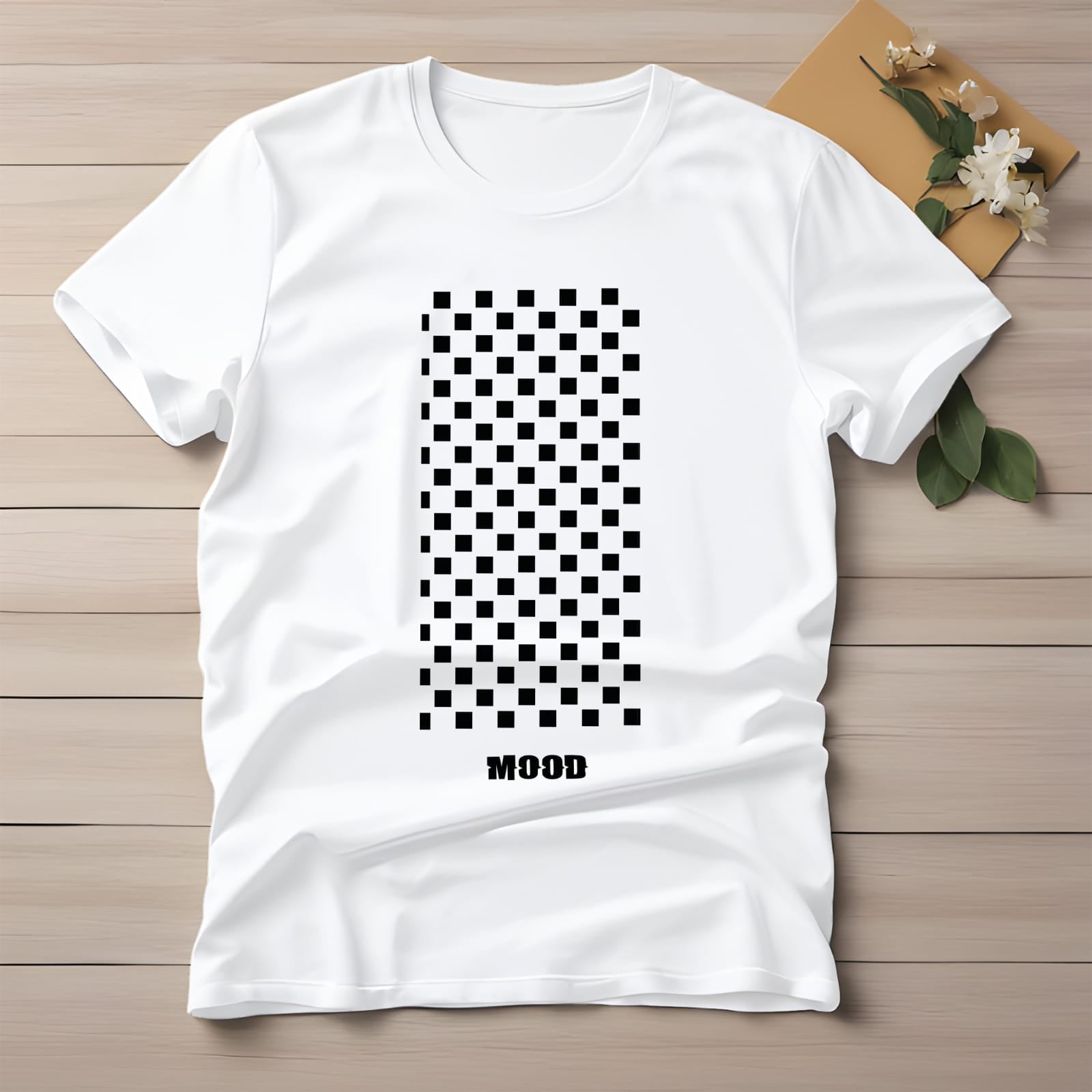 Half Sleeve t-shirt print MOOD