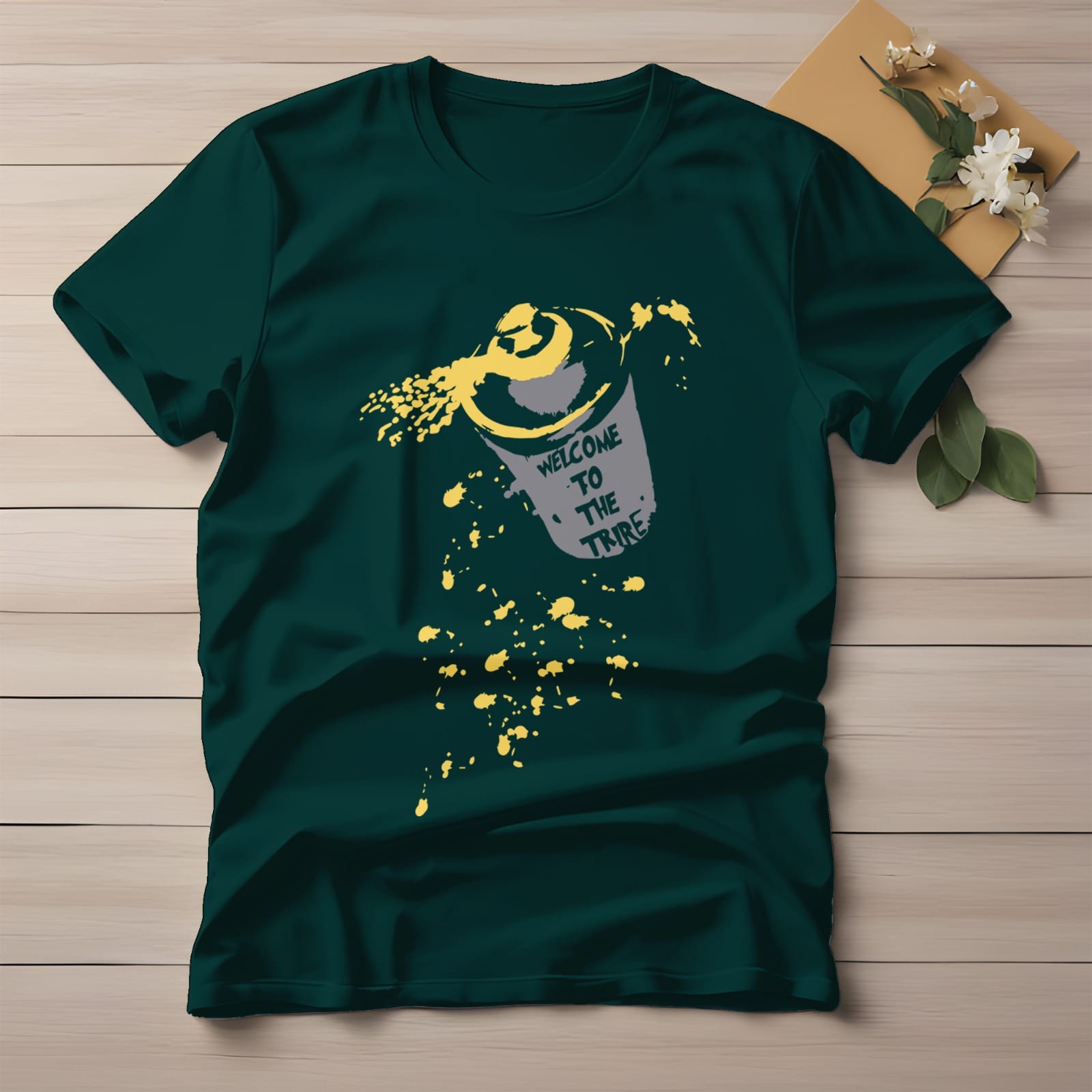 Half Sleeve t-shirt print ALADDIN