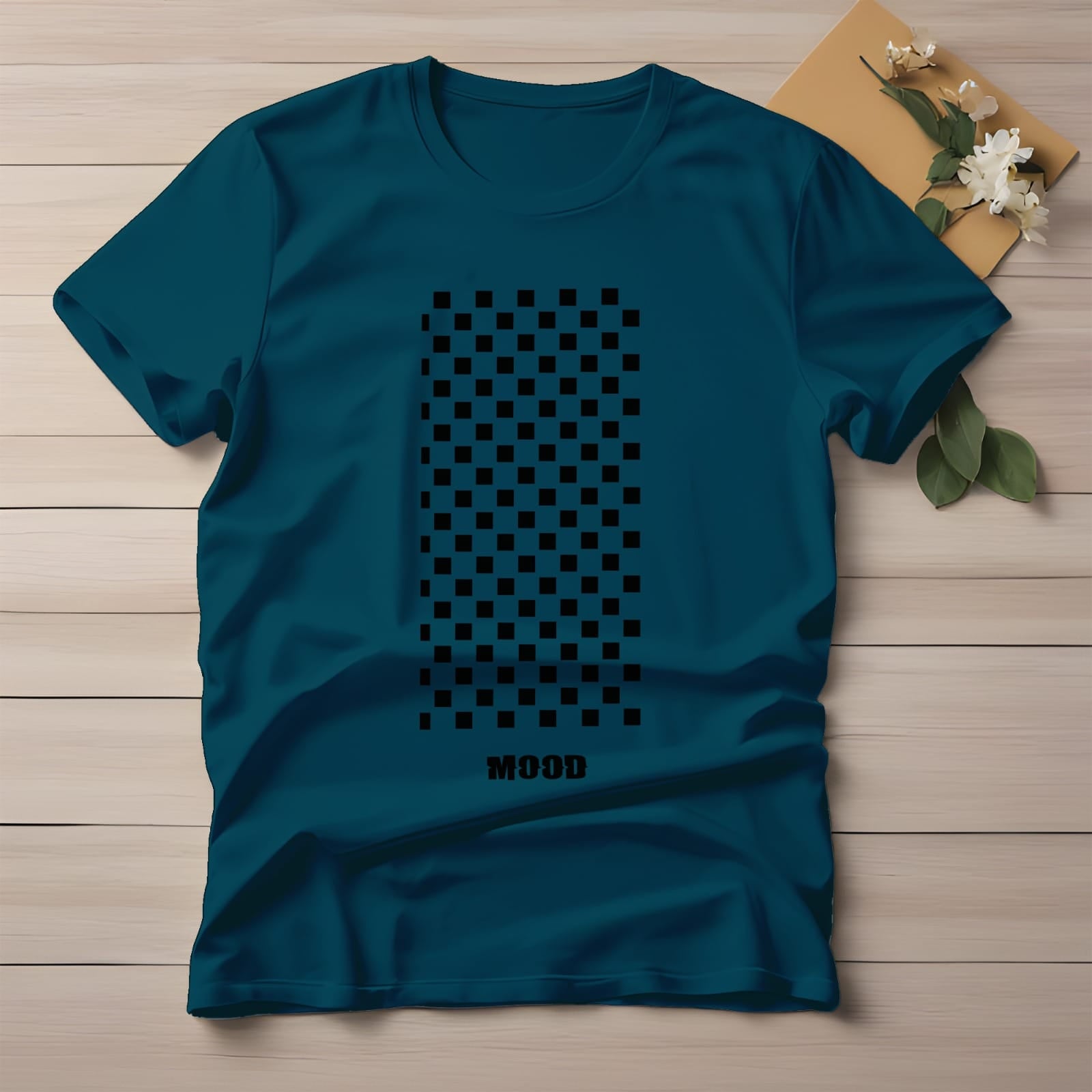 Half Sleeve t-shirt print MOOD