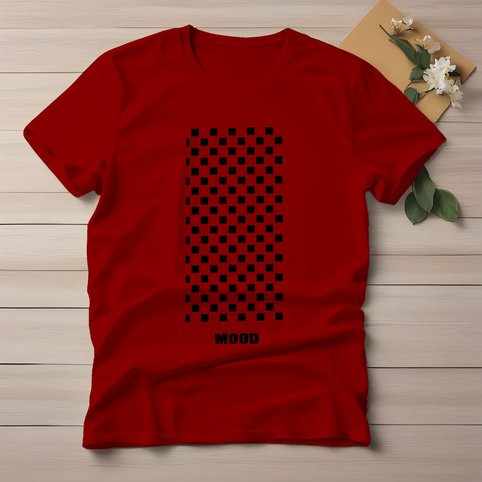 Half Sleeve t-shirt print MOOD