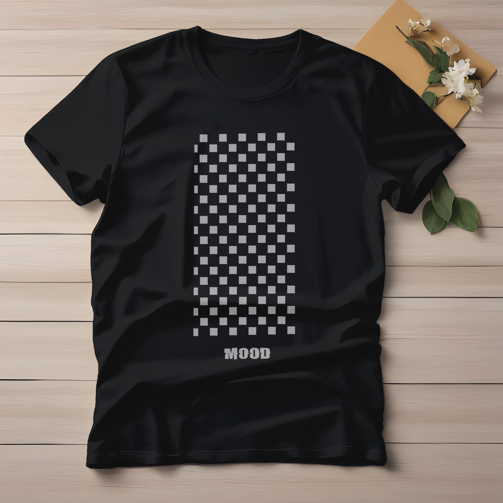 Half Sleeve t-shirt print MOOD