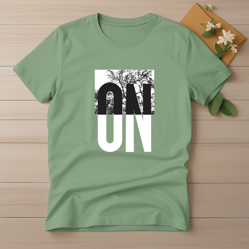 Half Sleeve t-shirt print ON
