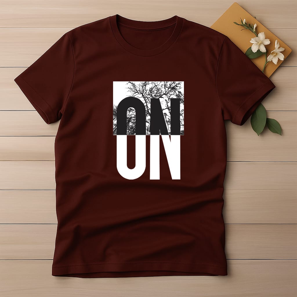 Half Sleeve t-shirt print ON